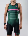 Enterito Triatlón Dama RUNWAY - VERDE-