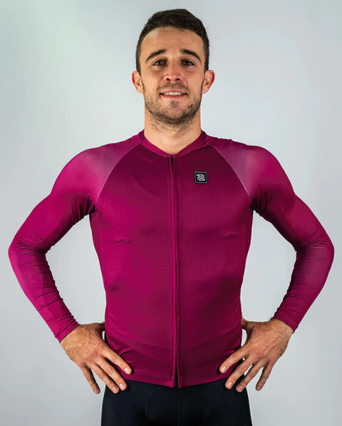 JERSEY MANGA LARGA RUSSO BORDO - comprar online