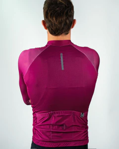 JERSEY MANGA LARGA RUSSO BORDO - Cozy Sport