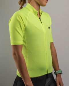 Imagen de JERSEY CICLISMO BASIC -UNISEX- AMARILLO FLUO