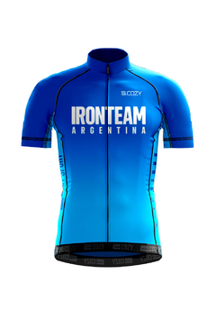 Jersey Ciclismo Premium Unisex Azul Iron Team - comprar online