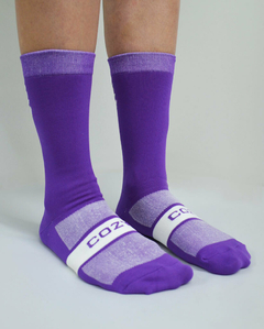 MEDIAS CICLISMO/TRIATLON CLASSIC - VIOLETA - - comprar online