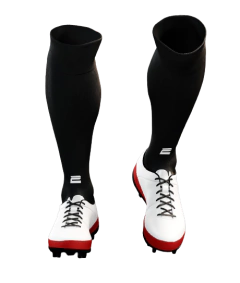 Medias Deportivas Altas Haras Santa Maria Negro Niño