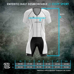 Enterito Triatlón Desmontable Unisex Go Team - Cozy Sport
