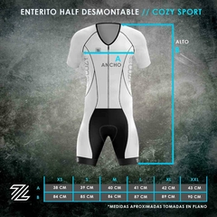 Enterito Triatlón Desmontable Unisex MALON 25 - Cozy Sport