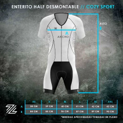 Enterito Triatlón Desmontable Unisex MALON 25 - Cozy Sport