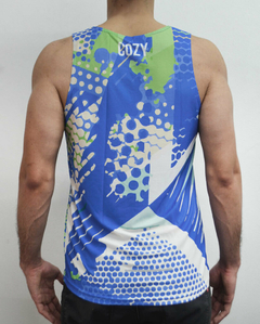 Musculosa Hombre Deportiva Running - OWEN- AZUL - en internet