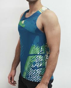 Musculosa Hombre Deportiva Running - OWEN- VERDE - comprar online