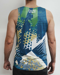 Musculosa Hombre Deportiva Running - OWEN- VERDE en internet