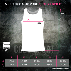 Musculosa Deportiva Running Hombre GO TEAM - Cozy Sport