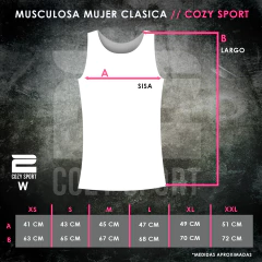Musculosa Deportiva Running Dama Ironteam 25 - Cozy Sport