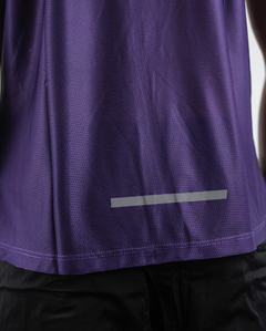 Remera Hombre Deportiva Running PRINT - VIOLETA- - Cozy Sport