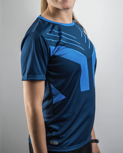 Remera Running DAMA - Azul marino - comprar online