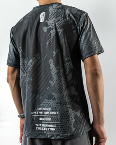 Remera Hombre Deportiva Running Bowman Gris en internet