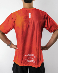 Remera Hombre Deportiva Running Bowman Rojo - Cozy Sport