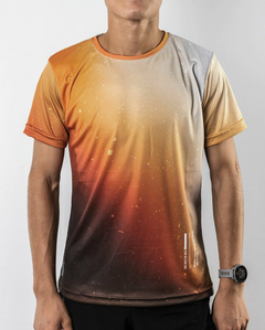 Remera Hombre Deportiva Running Makau - TOSTADO -