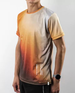 Remera Hombre Deportiva Running Makau - TOSTADO - - comprar online