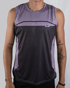 Remera Hombre Sin mangas RUNWAY - Gris -