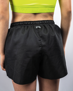 SHORT RUNNING UNISEX RACER -NEGRO- - Cozy Sport