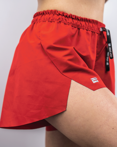 SHORT RUNNING UNISEX RACER -ROJO - - Cozy Sport