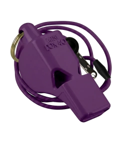 Silbato Fox 40 Mini Plastico Arbitro Profesional Correa Color Violeta