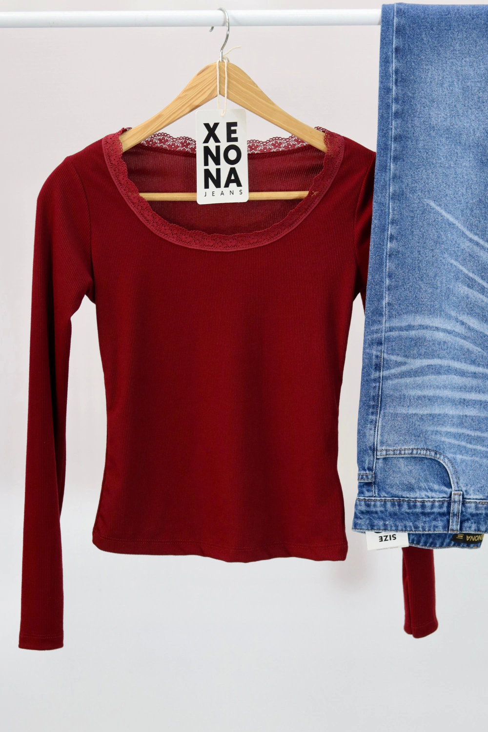 Remera puntilla