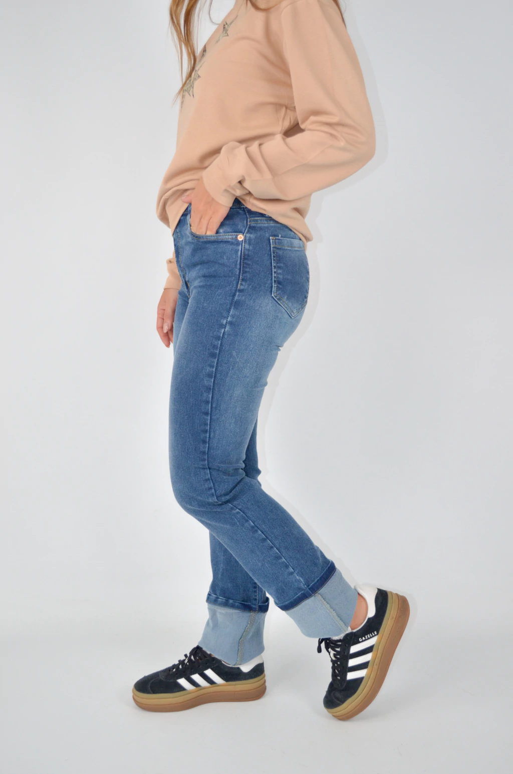 Recto ANTONELLA Elastizado Ruedo Redoblado -COD3176-