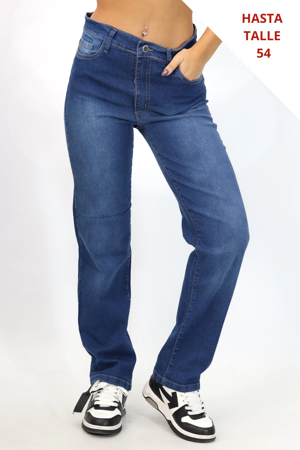 Jeans RECTO LOCALZADO