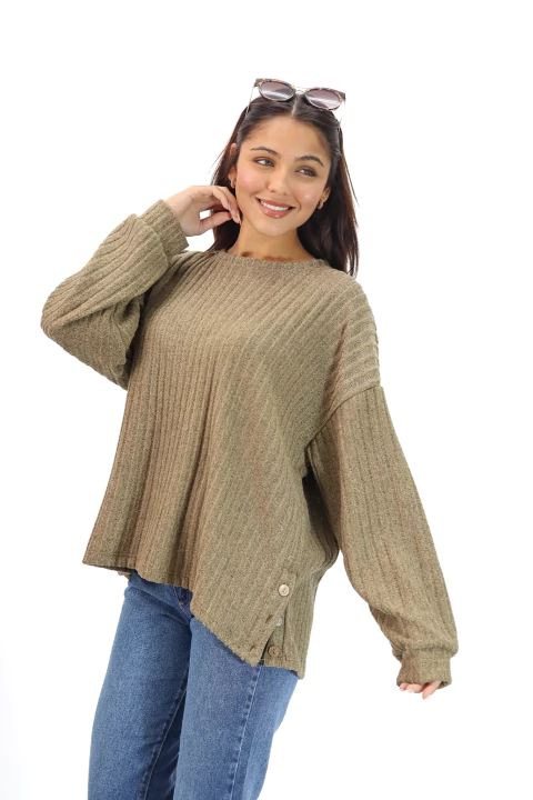 Buzo Canelon con botones -COD3201- - comprar online