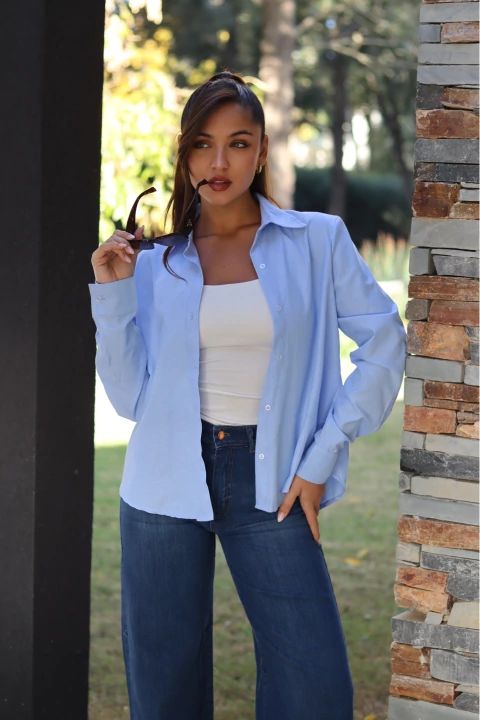 Camisa Oxford