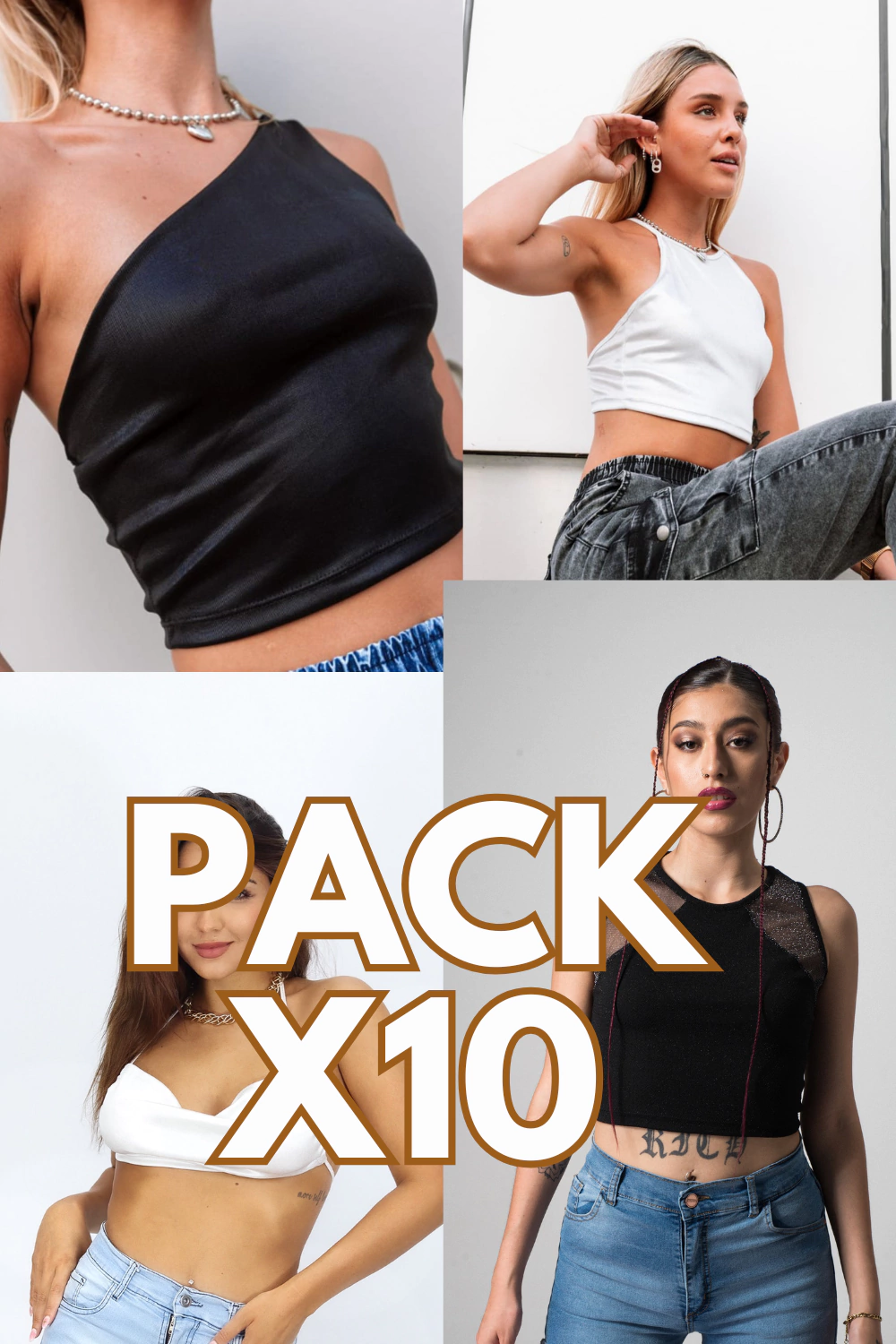 PACK X 10 TOPS