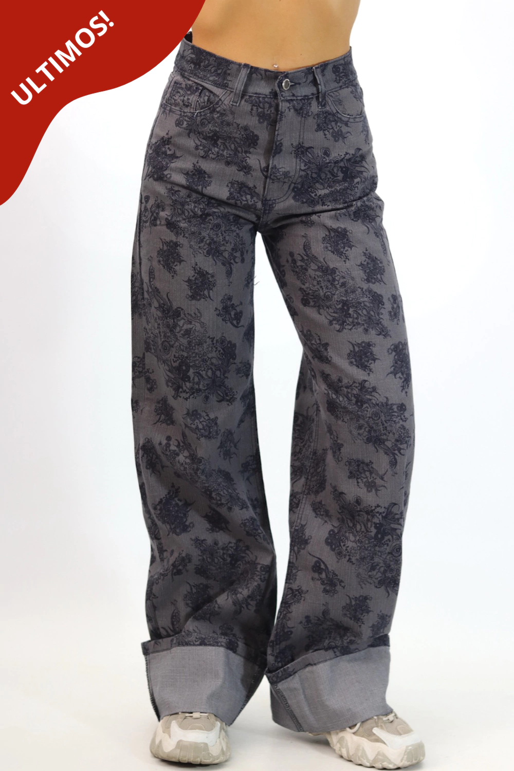 jeans FLOR ARABEZCOS -COD3179-