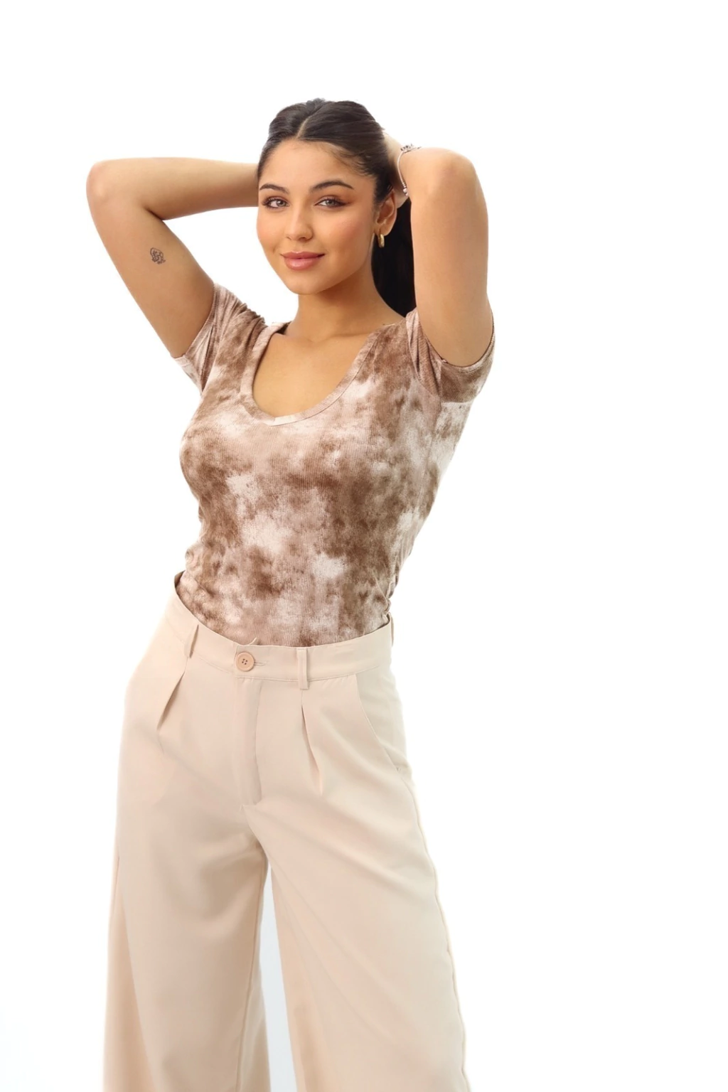 REMERA BATIK cuello V -COD3219-
