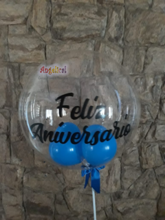 BALÃO BUBBLE PERSONALIZADO - Angelical Cestas