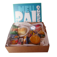 CESTA CAFÉ DA MANHÃ "MEU PAI É O MELHOR DO MUNDO" (C23) - comprar online