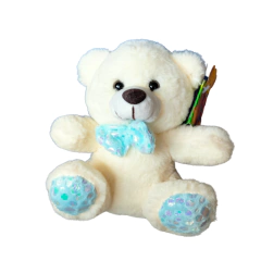 URSO DE PELÚCIA ROSA & AZUL - comprar online