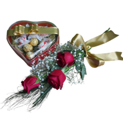 PRESENTE CORAÇÃO FLORIDO - comprar online