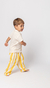 Pantalón rayado amarillo