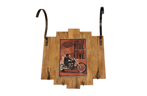 Suporte de Capacete em Madeira - Mod. 14 - comprar online