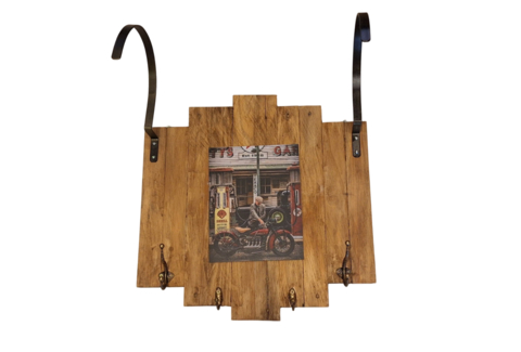 Suporte de Capacete em Madeira - Mod. 03 - comprar online