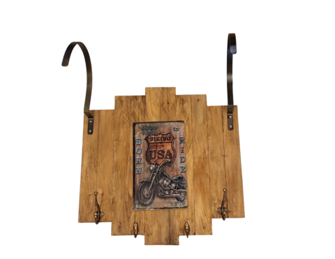 Suporte de Capacete em Madeira - Mod. 04 - comprar online