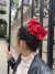 Scrunchie Seda Rojo