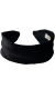 Vincha Angosta Velvet Negra - tienda online