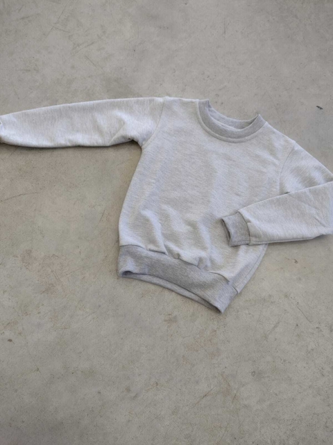 BUZO ALGODON RUSTICO GRIS RYC 1028