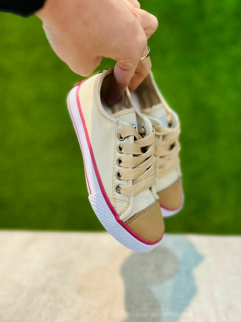 ZAPATILLA LONA BEIGE 7216