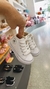 ZAPATILLA BOTITA BLANCA PU 7474 7473 8198