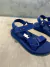SANDALIA DE GOMA AZUL .7984 .8464