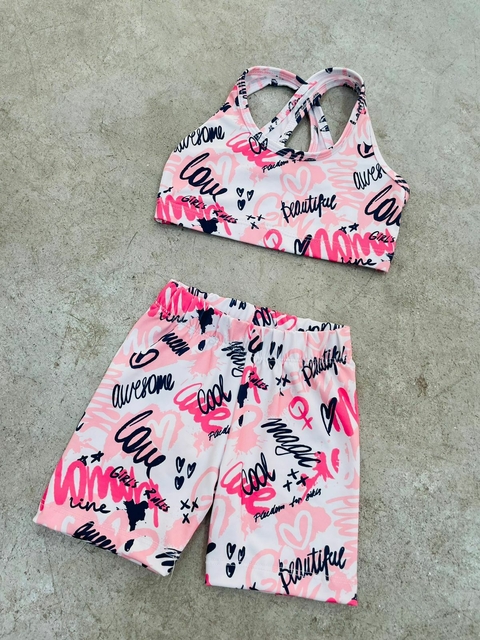 CONJUNTO TOP+BIKER 3263
