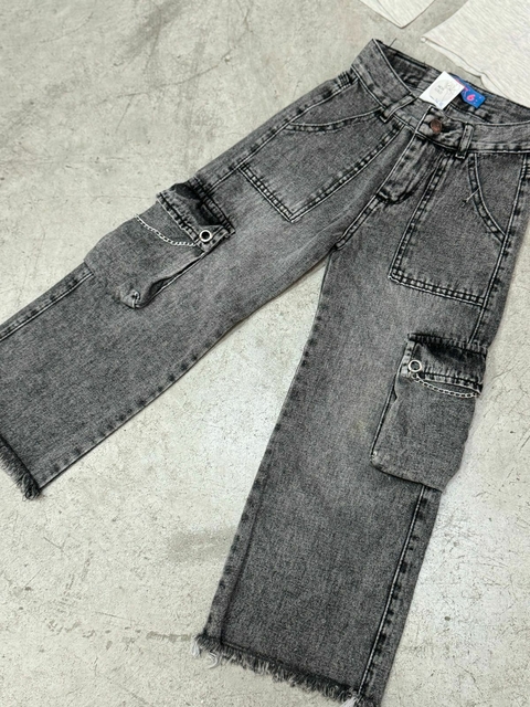 WIDE LEG CARGO CADENA 3678