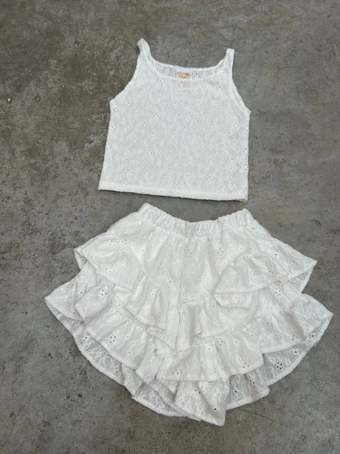 CONJUNTO BLANCO VOLADOS 4405